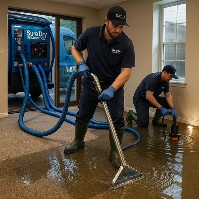 Water Extraction and Removal process in Lawrence, KS